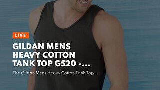Gildan Mens Heavy Cotton Tank Top G520 -Purple S