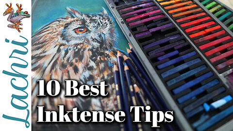 Top 10 Tips for using Derwent Inktense Blocks & Pencils 😱