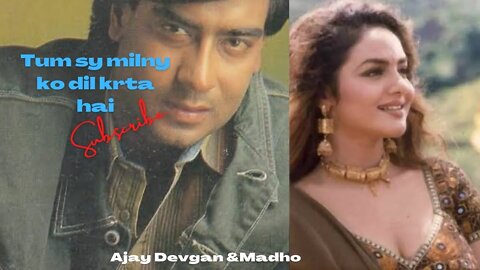 Tumse Milne Ko Dil Karta Hai Phool Aur Kaante_ Ajay Devgan _Madhoo _ Kumar Sanu _ Alka Yagnik