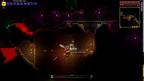 Queen bee boss fight terraria (easy)