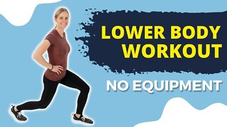 Quick 15 Minute Lower Body Workout- No equipment