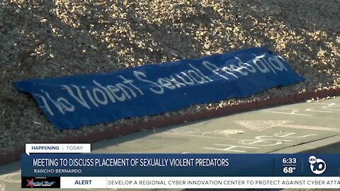 Meeting to discuss placement of sexually violent predators