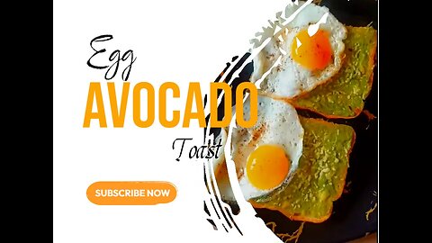 Egg Avocado Toast recipe _ egg avocado toast healthy _ #avocado #toast #smitas5gkitchen