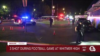 3 shot during football game at Whitmer High