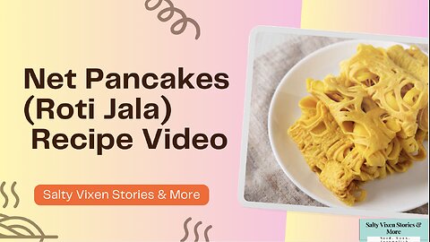Net Pancakes (Roti Jala) Recipe Video