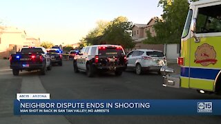 Neighbor dispute ends in shooting in San Tan Valley