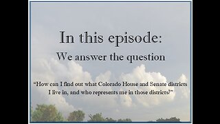 How can I find out what districts I live in and who my elected officials are?