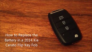 Kia Cerato Key Fob Battery Replacement