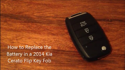 Kia Cerato Key Fob Battery Replacement