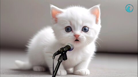 kitten singing lovely song || cat singing || cute cats
