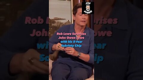 Rob Lowe Surprises Son John With 5 Year Sobriety Coin #shorts