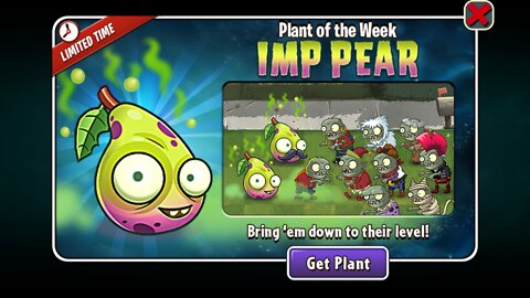 Plants vs Zombies 2 - Penny's Pursuit - Zomboss - Imp Pear - June 2022