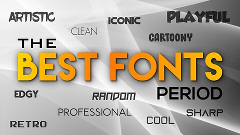 Top 50 Best Fonts For Designers & Creators