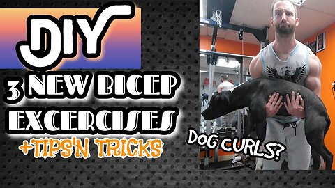 3 New Ways To Build Arms W DIY Gym