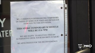 A local restaurant is changing it's hours because of a COVID-19 out break