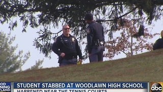 Student stabbed at Woodlawn High School