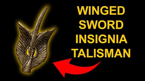 Winged Sword Insignia Talisman & Cleanrot Knight Boss - Elden Ring