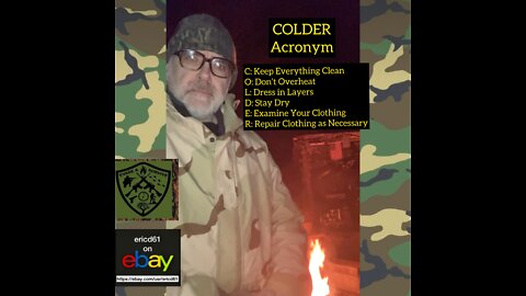 Survive the Cold Using the COLDER Acronym