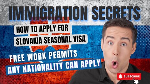 Slovakia Work Permit Visa 2023 | Slovakia Work Visa 2023 | Jobs In Slovakia | Free Work Permit
