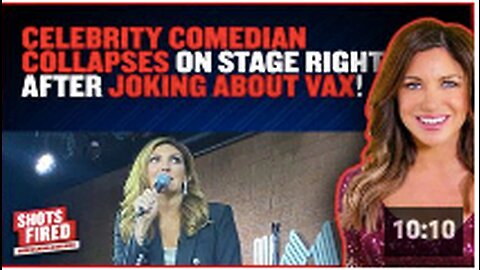 Celebrity Comedian COLLAPSES on stage right after joking about Vax!