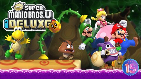 New Super Mario Bros. U Deluxe - My Daughter 💞 and I are in Trouble in the Jungle – #15