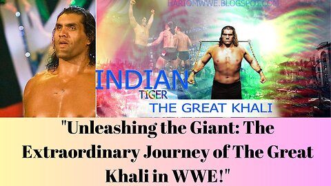 "The Great Khali: From India to WWE Superstardom - Unforgettable Moments and Incredible Strength!"