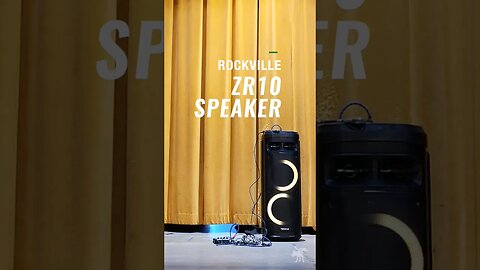 Rockville ZR10 as guitar amp? #tech #partyspeaker #guitaramp @RockvilleAudio