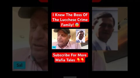 I Knew The Boss Of The Lucchese Crime Family! 😨 #mafia #crimefamily #crimestory #truecrime
