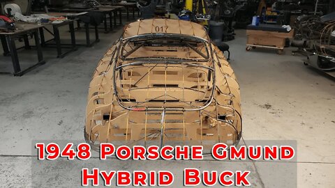 1948 Porsche Gmund SL Coupe Hybrid Wireform Buck Update!
