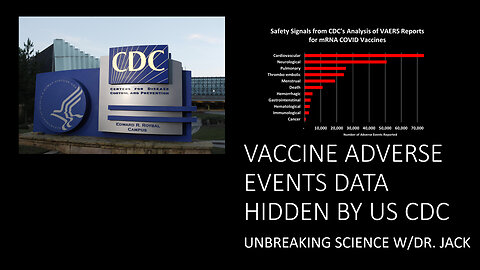 Criminologist and Scientist Discuss Data Hidden By CDC on Vaccine Adverse Events