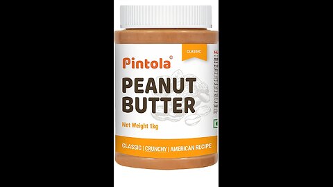 Price - 2 $ Pintola Classic Peanut Butter Crunchy 1kg - Original American Recipe with High