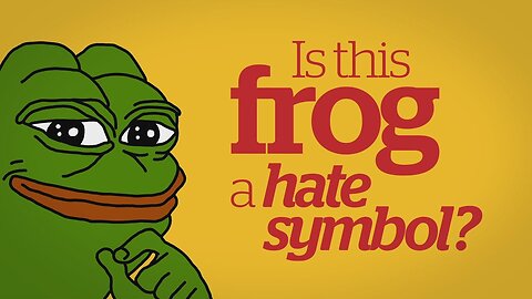 il meme di Pepe la rana è un simbolo di odio? DOCUMENTARIO L'Anti-Defamation League ebraica(ADL) aveva incluso Pepe nel suo database di simboli di odio nel 2016..che poracci che sono,fanno bene a pigliarli per il culo ai sionisti e massoni