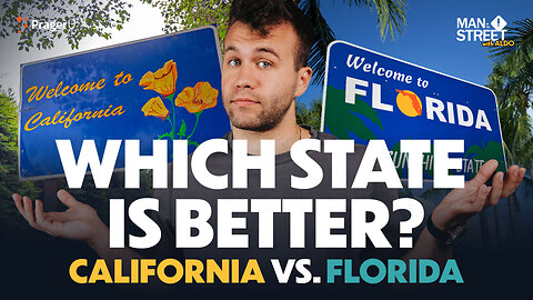 Which State Is Better? California vs. Florida | Man on the Street