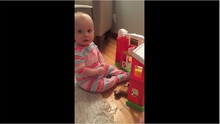 Baby gives epic response to diaper change suggestion