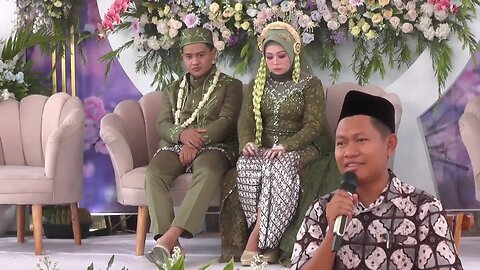 Sambutan penyerahan Wedding Risma & Pandu