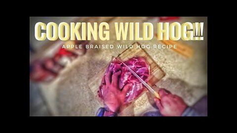 Cooking Texas Feral Hog! - MEATEATER Apple Braised Feral Hog Recipe!