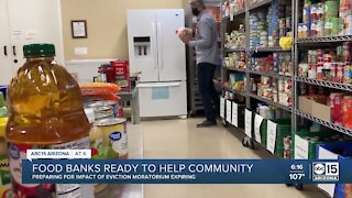 Valley food banks prepare to help where they can as eviction moratorium expires