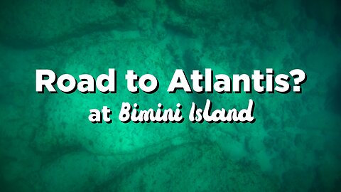 Road to Atlantis at Bimini island