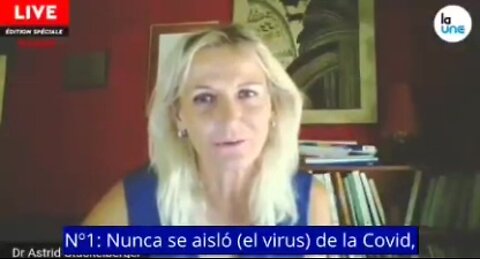 Fauci admite que no hay virus aislado. Dra. Astrid Stuckelberger (oct.2021)