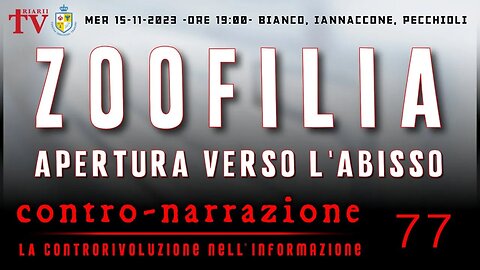 CONTRO-NARRAZIONE NR.77 - LA CONTRORIVOLUZIONE NELL’INFORMAZIONE. BIANCO, IANNACCONE, PECCHIOLI