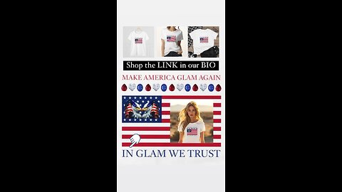 🇺🇸❤️🤍💎🦅MAKE AMERICA GLAM AGAIN TSHIRT | AMERICAN EAGLE FLAG DESIGN | LOVE AMERICA