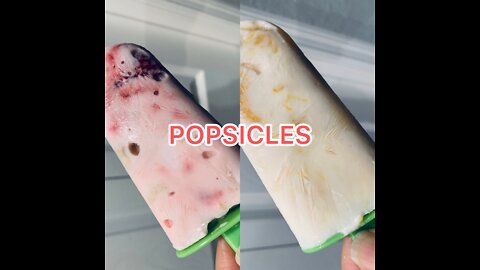 3-INGREDIENT EASY YOGURT POPSICLES