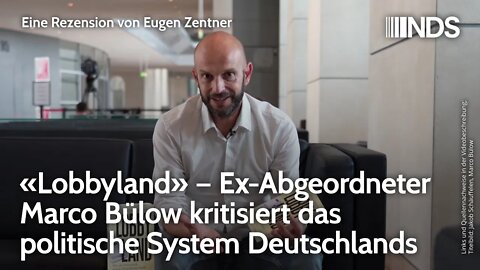 "Lobbyland" Ex-Abgeordneter Marco Bülow kritisiert das politische System Deutschlands. E.Zentner NDS