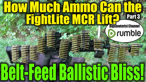 FightLite MCR Part 3 - Belt Pull Testing (This ones is for the shooters).