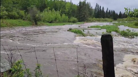 215 mm de pluie en 3 jours dans les Prairies