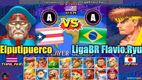 Super Street Fighter II X (Elputipuerco Vs. LigaBR Flavio.Ryu) [Porto Rico Vs. Brazil]
