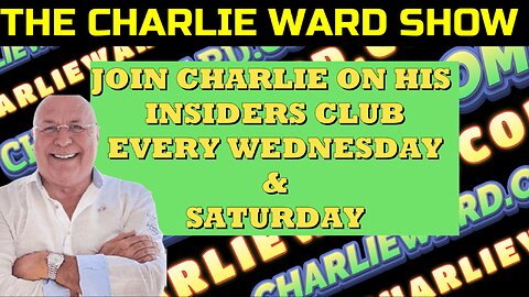 JOIN THE INSIDERS CLUB EVERY WEDNESDAY & SATURDAY WITH CHARLIE WARD AND GUESTS