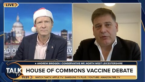 Richard Tice GB News 18-12-22 Andrew Bridgen MP calls for halt to covid vaccine programme