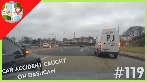 Man Sideswipes Dash Cammer To Not Miss An Exit - Dashcam Clip Of The Day #120