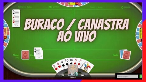 JOGO DE BURACO - CANASTRA